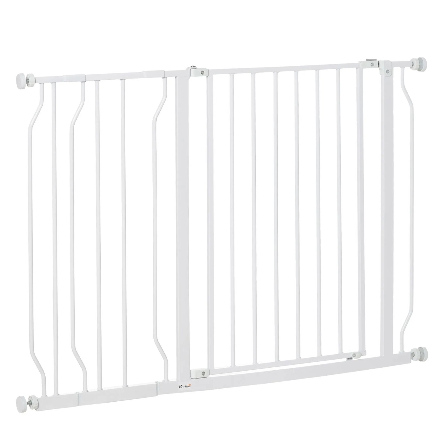 PawHut Türschutzgitter 75-115 cm Zwei-Wege-Öffnung
