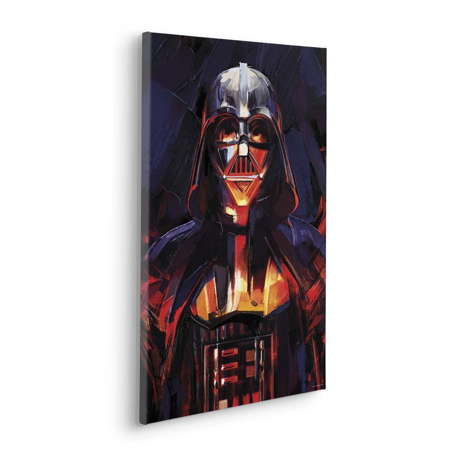 Komar Keilrahmenbild Star Wars Darth Vader Flaming Schwarz günstig online kaufen