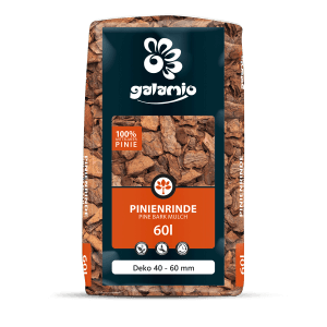 Galamio Pinienrinde Deko, 60l Sack. Dekorative Bodenabdeckung für den Garten.