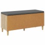 vidaXL Flurbank mit Kissen mit Speicher Sonoma-Eiche 100 x 38 x 46 cm 891538_8