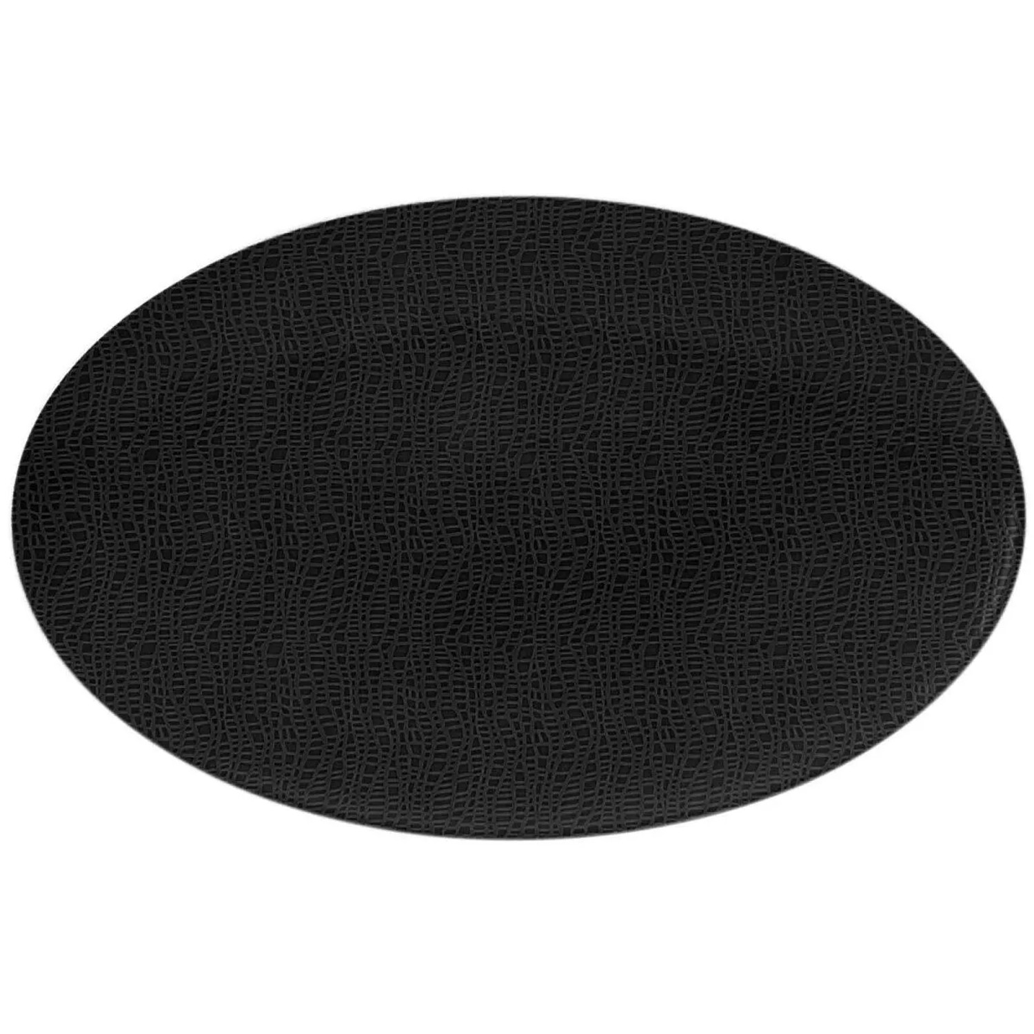Seltmann Weiden Life Fashion Servierplatte 40x26 cm Glamorous Black