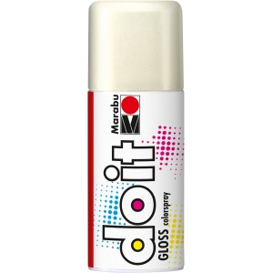 Marabu do it Colorspray Glanz-Weiß 150ml, Buntlack-Spray für Bastel- und Heimwerkerprojekte.