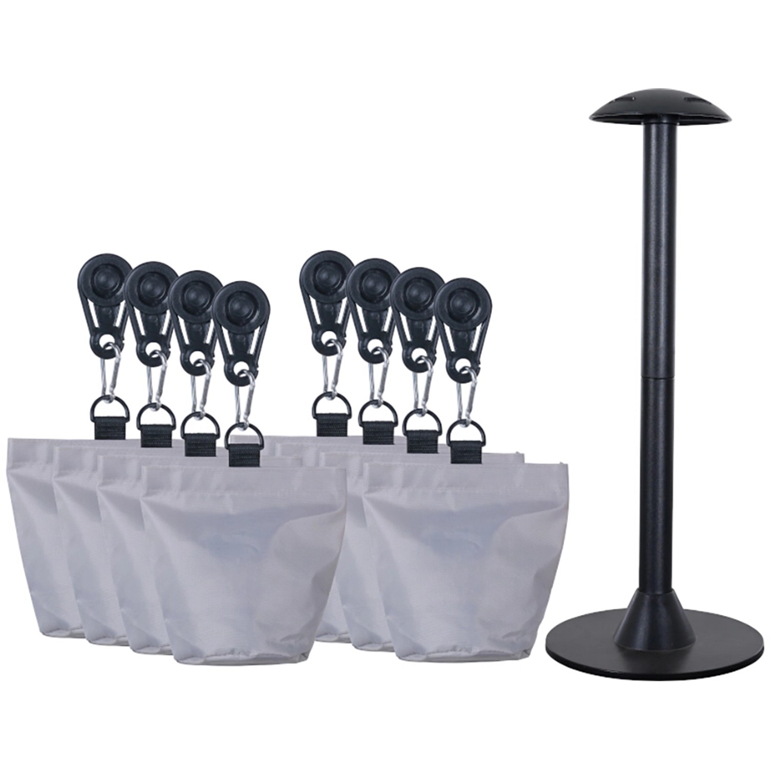Siena Garden Set für Schutzhülle Aquashield 23,5 cm x 23,5 cm x 26,5 cm Hellgrau