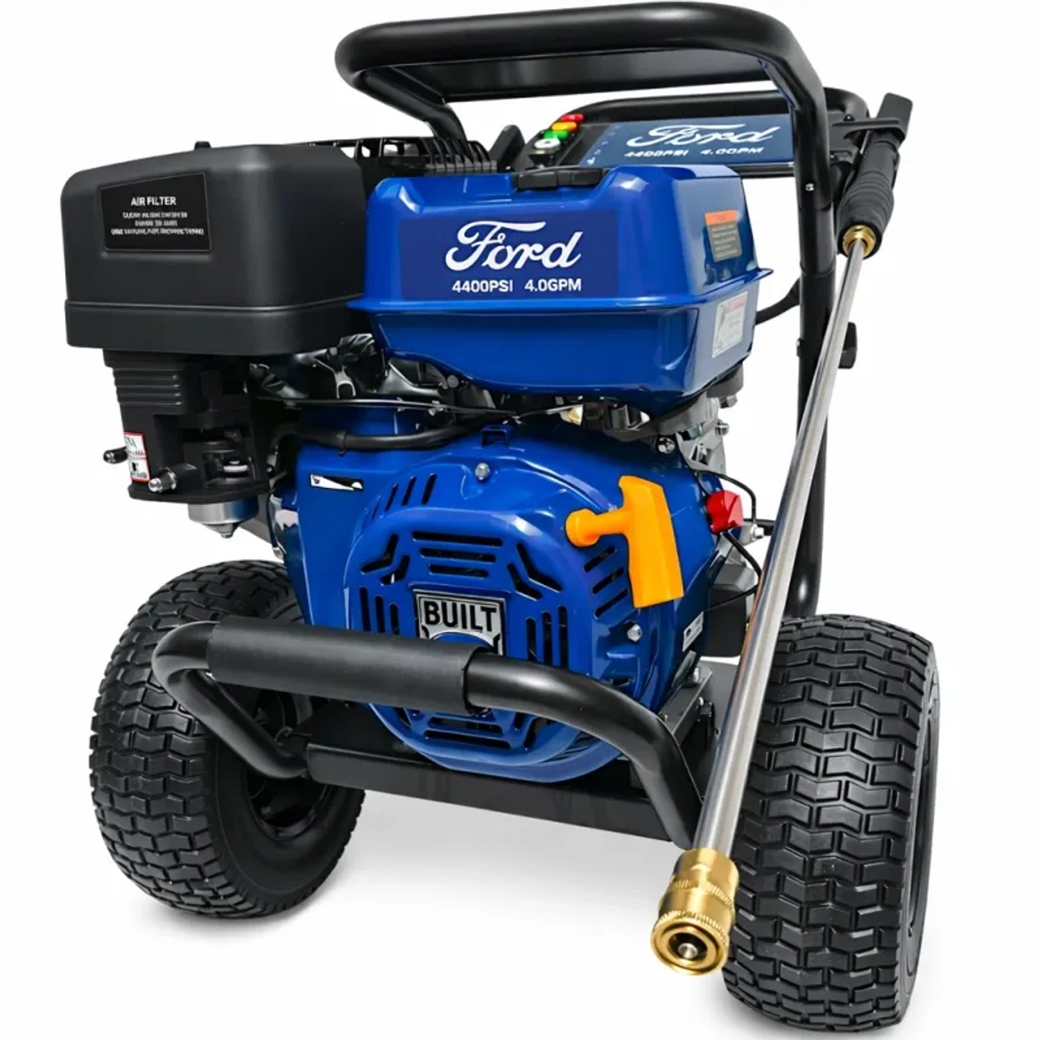 DeTec. Benzin Hochdruckreiniger Ford 13PS Flächenreiniger 303 Bar 420ccm Annovi Reverberi Hochdruckpumpe
