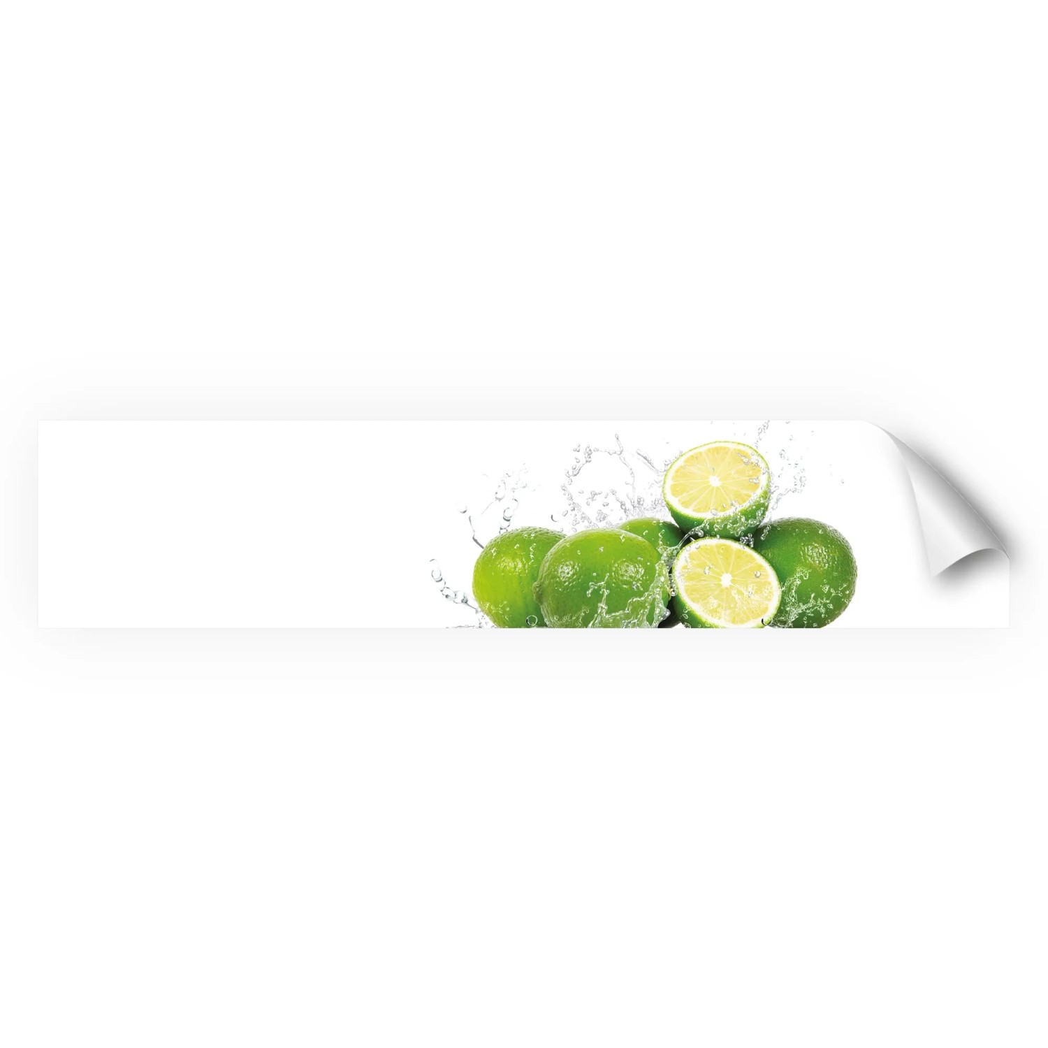 Myspotti Küchenrückwandfolie Aqua Limette Selbstklebend 280 cm x 60 cm