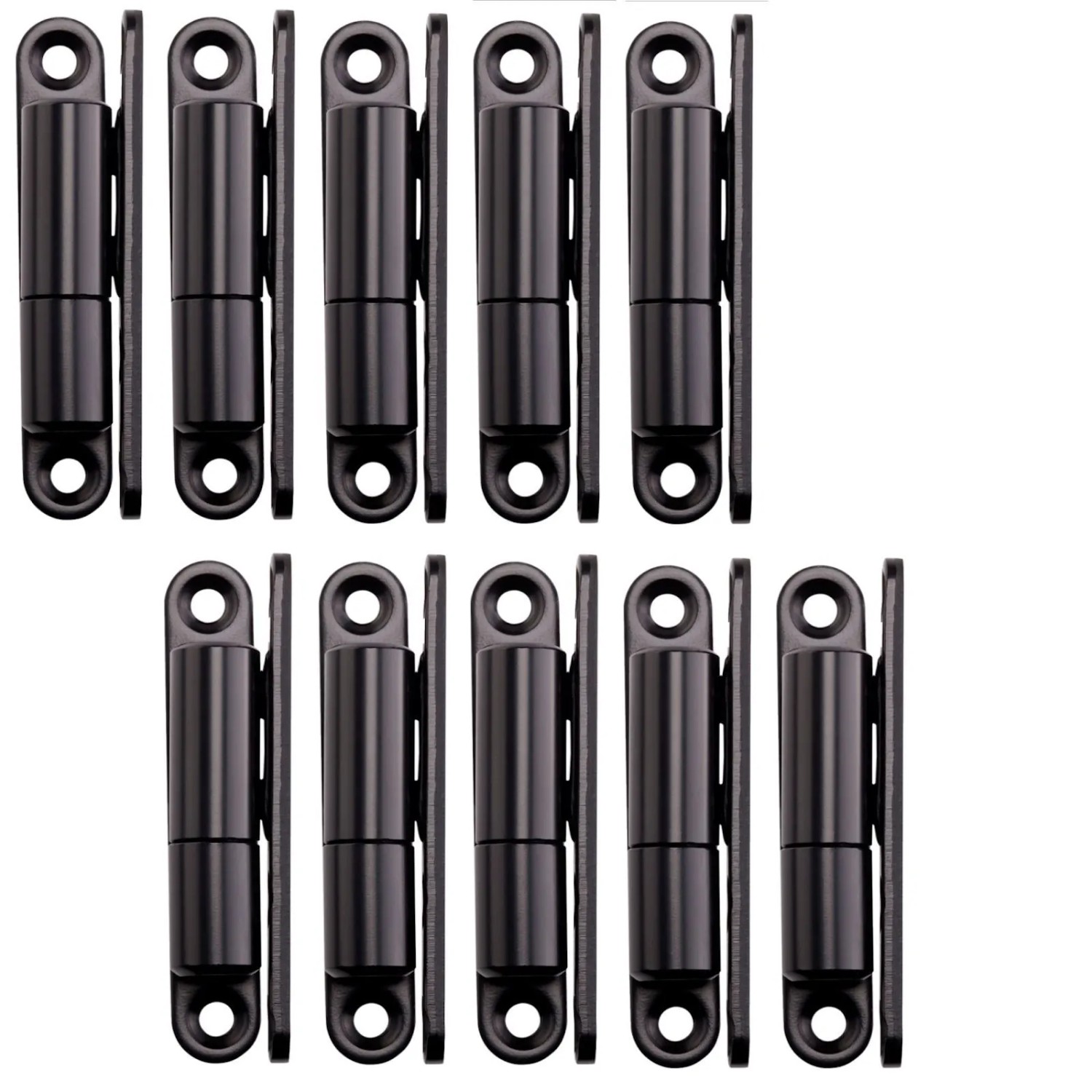 SOTECH 10 Stück Türband Aufschraubband 15 x 83 mm Schwarz