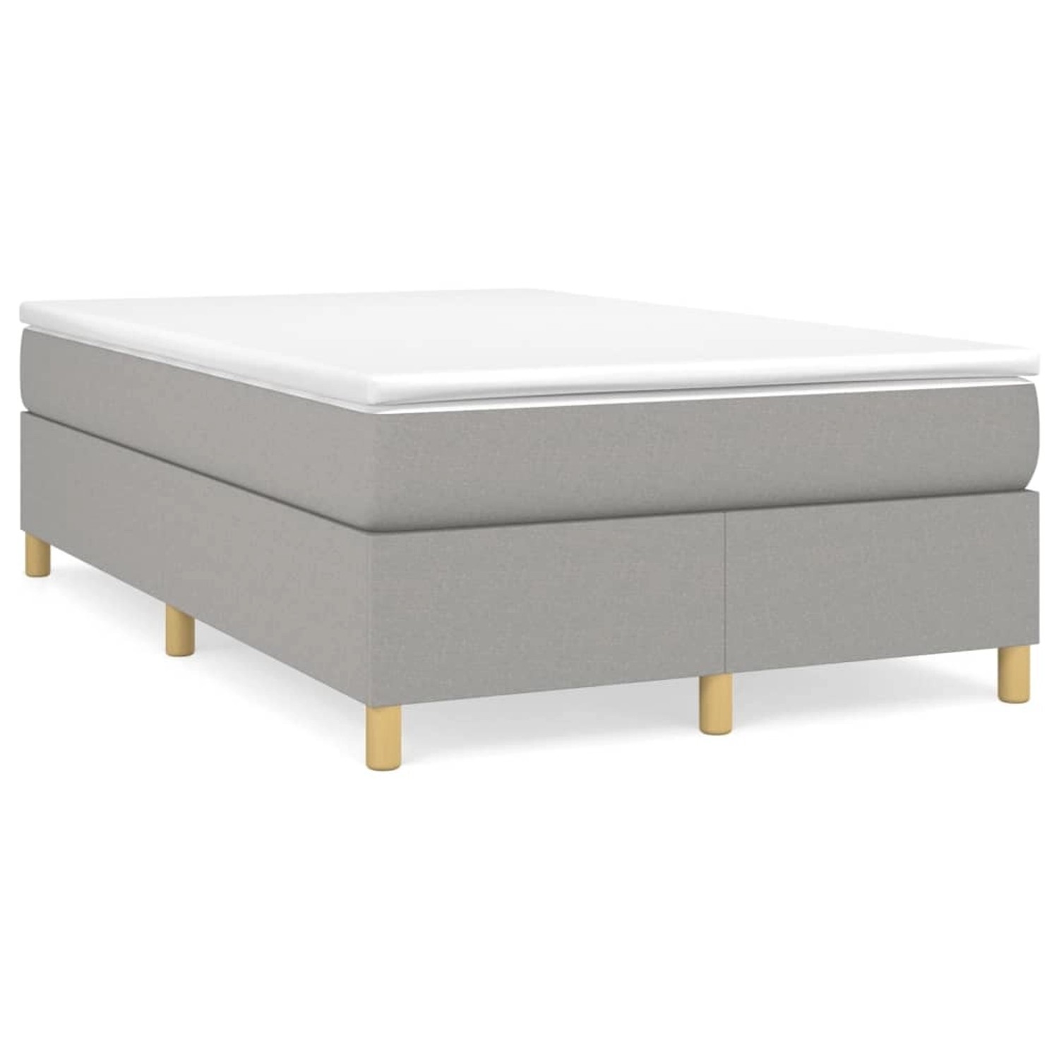 Vidaxl Boxspringbett Taupe 120x200 Cm Stoff günstig online kaufen