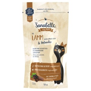 Sanabelle Katzen-Nassfutter Snack Lamm/Holunder 55 g