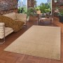 Snapstyle Hochflor Teppich Luna Karamell, 140x200cm. Weicher Velours Teppich für Wohnräume.
