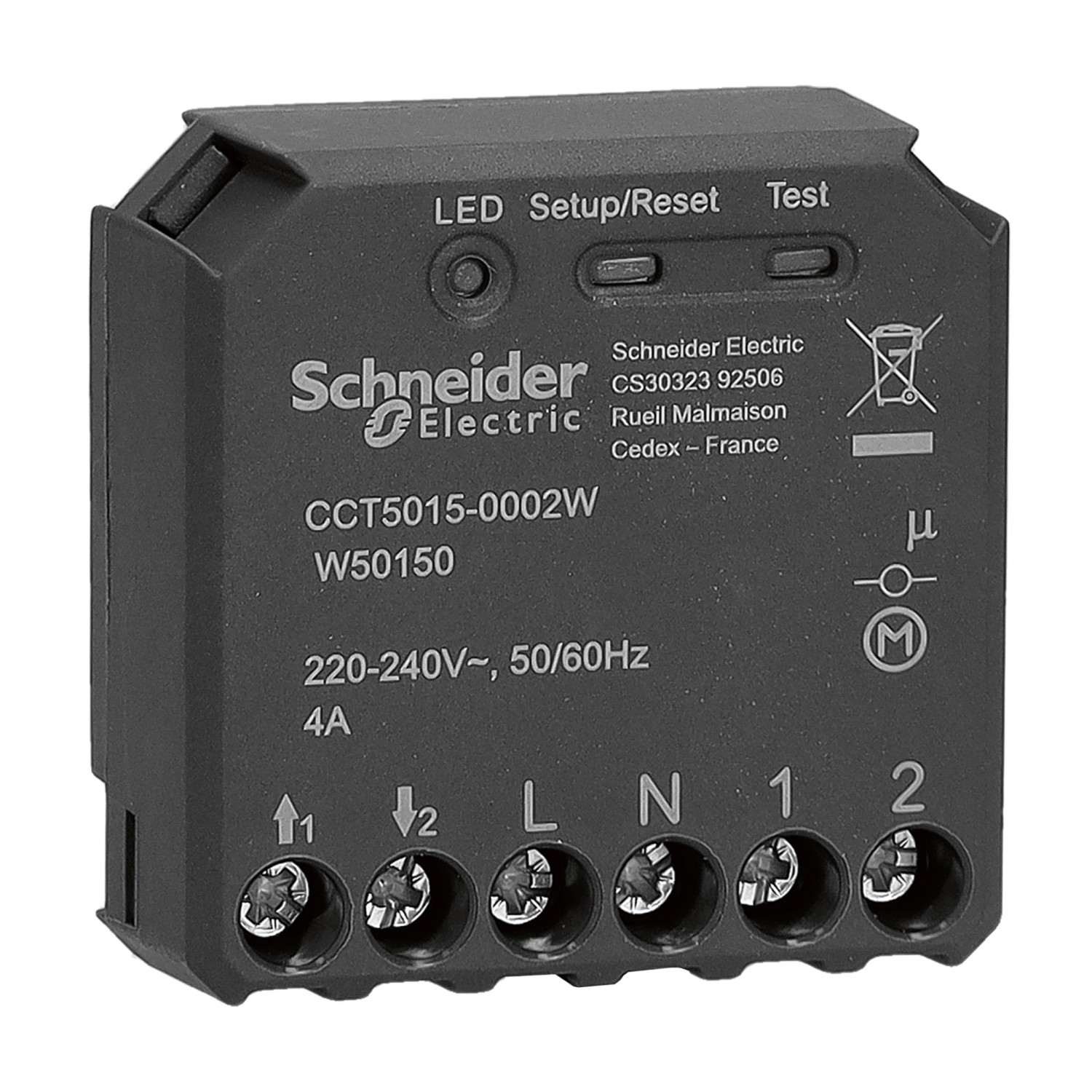 Schneider Electric Wiser Unterputz Jalousieaktor CCT5015-0002W 1fach Dunkelgrau