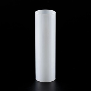 Weiße Orion Lightstyle Kerzenhülse aus Glas, 28x85mm, für Lampen und Leuchten.