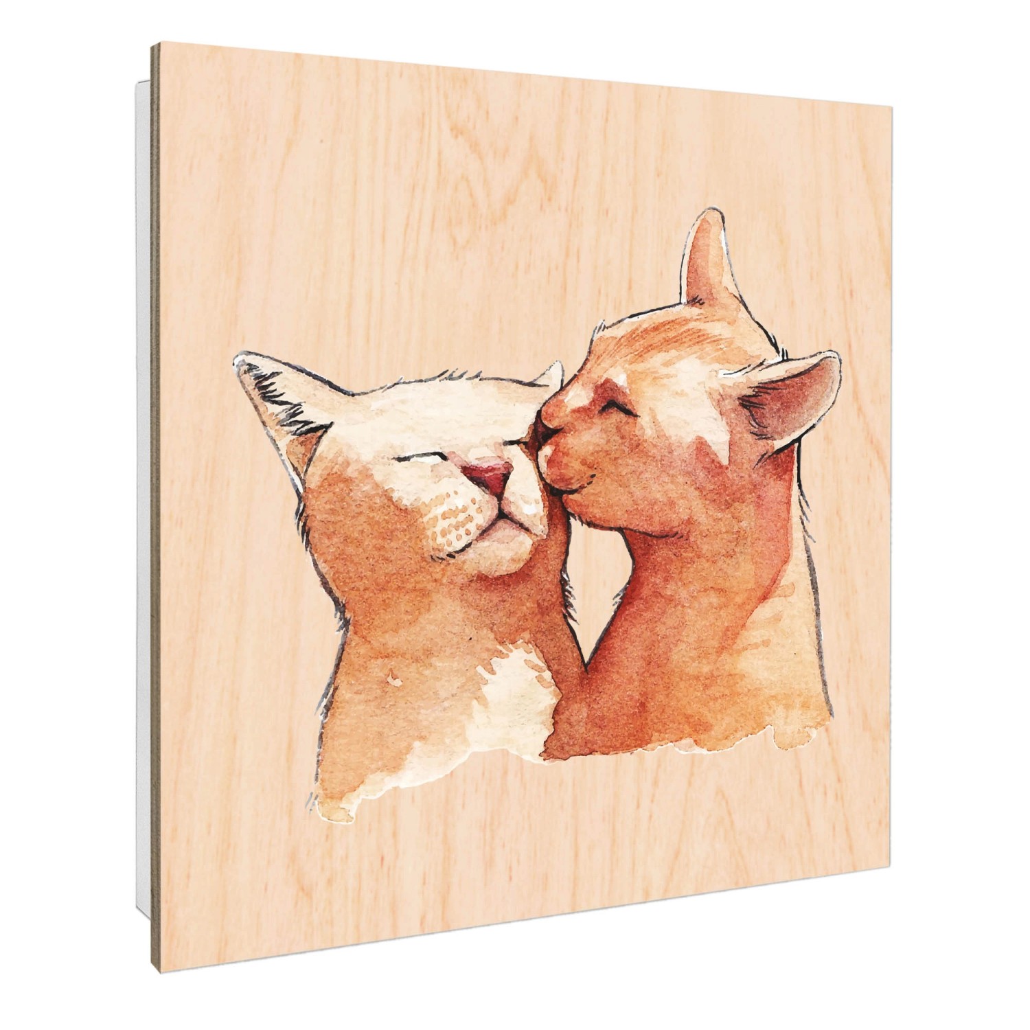 Banjado Schlüsselkasten mit Holzfront 30x30cm Weiß Scharnier Links 50 Haken günstig online kaufen