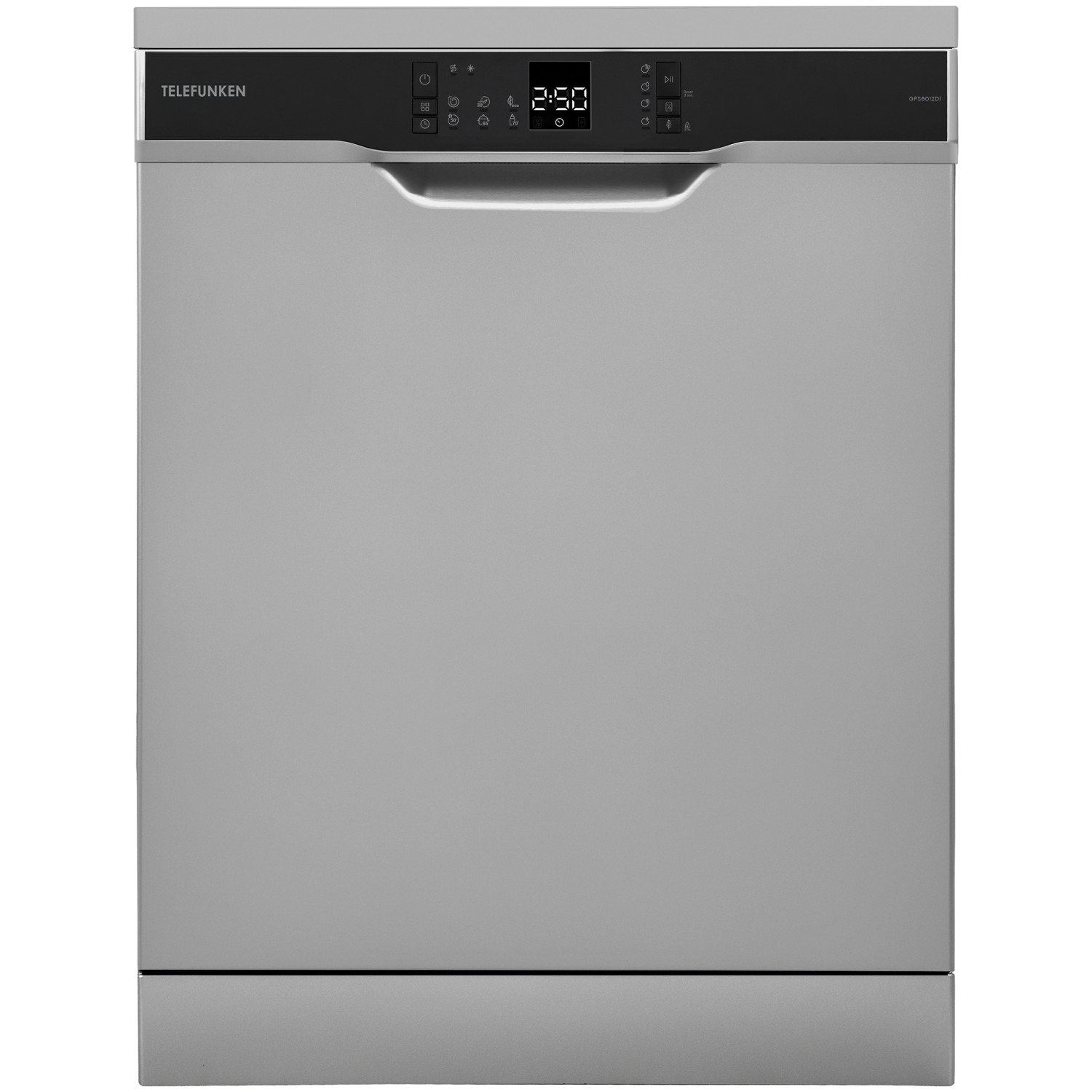 Telefunken Geschirrspüler Freistehend 60 cm Spülmaschine Silber 12 Maßgedec günstig online kaufen