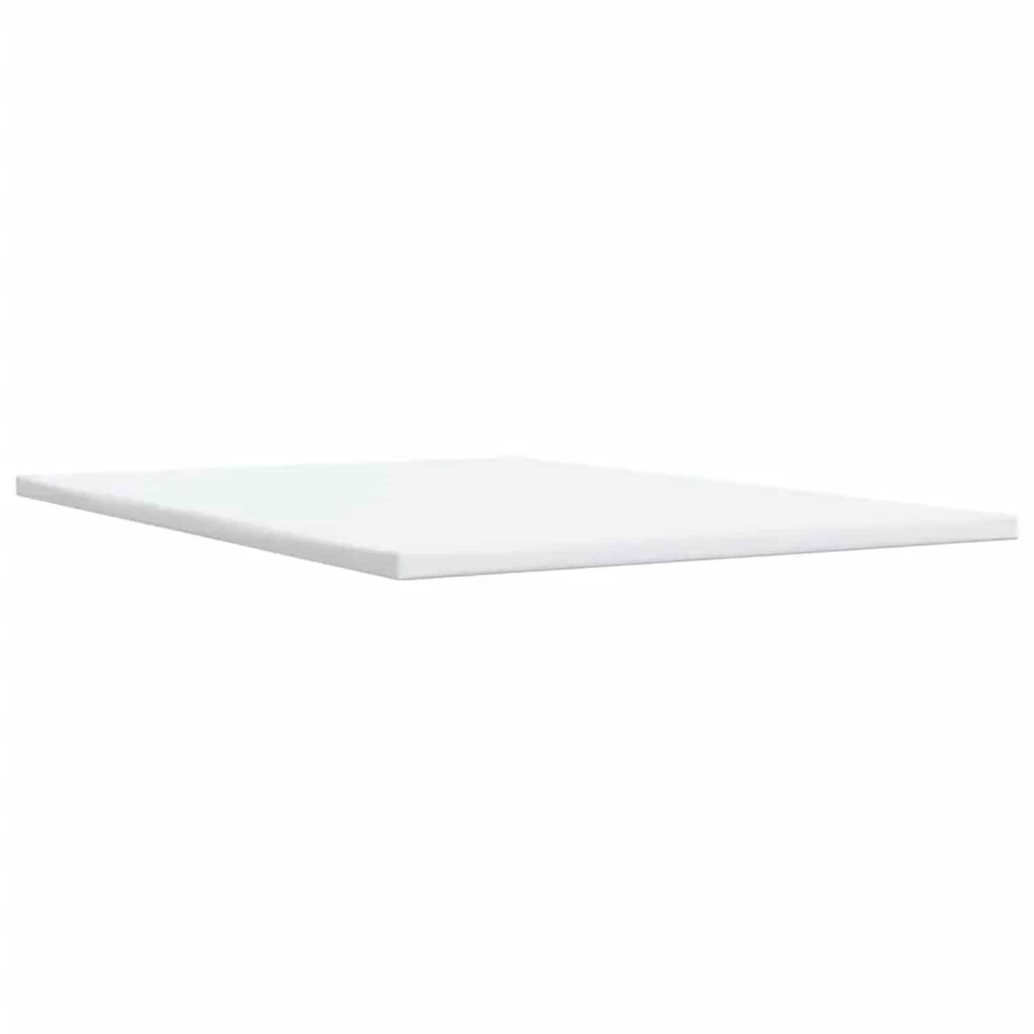 Weiße Matratzenauflage (140x190 cm) für Boxspringbett. Bezug abnehmbar.