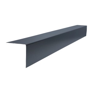 Smart Winkelprofil Stahl, 5x5x200 cm, anthrazitgrau, für Dachbleche & Kantenschutz.