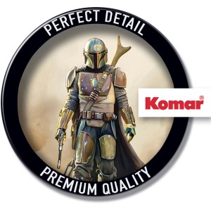 Komar Wandbild Mandalorian Movie Poster, 50x70 cm, mit dem Mandalorianer in Rüstung.