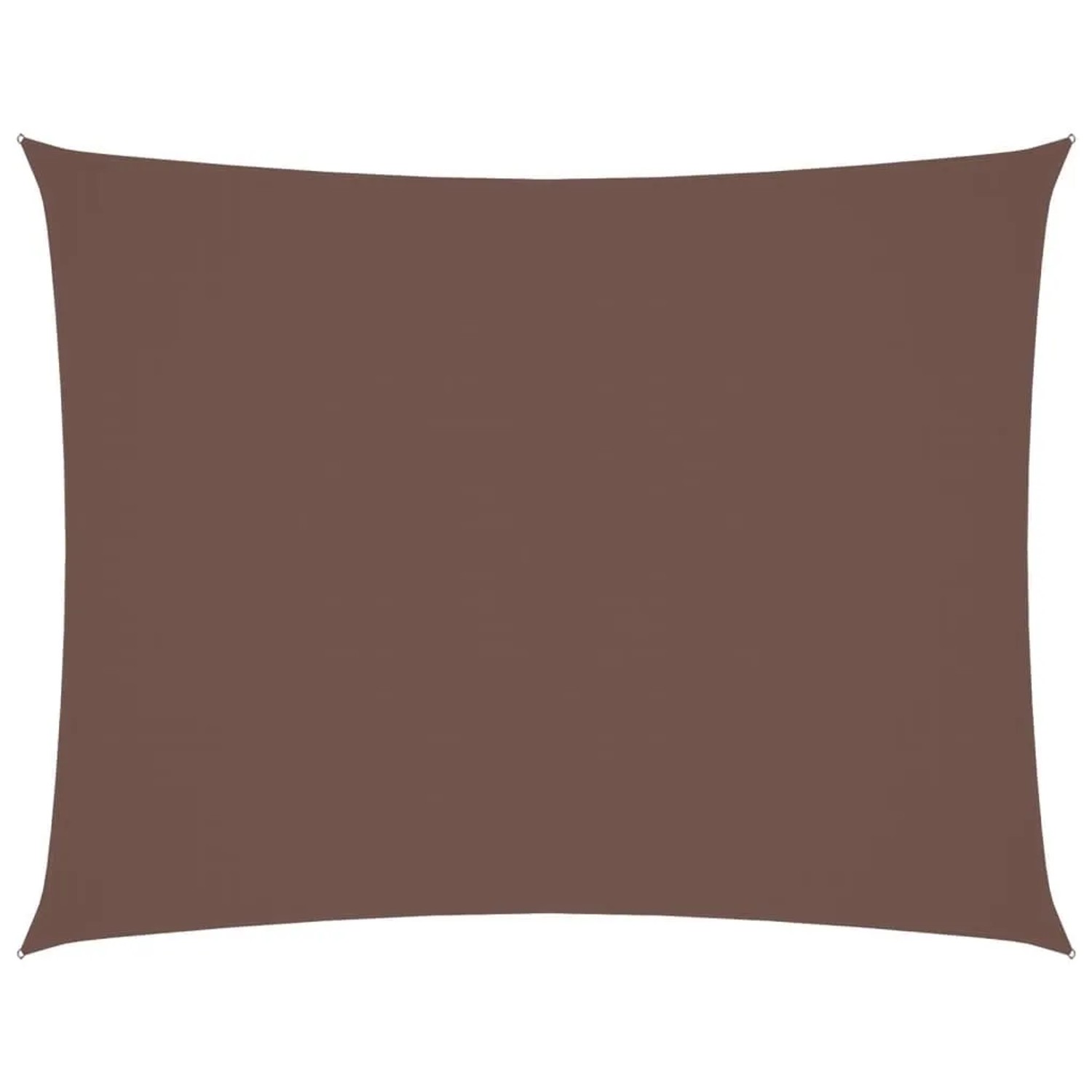 Furnicato Sonnensegel Oxford-gewebe Rechteckig 4x5 M Braun