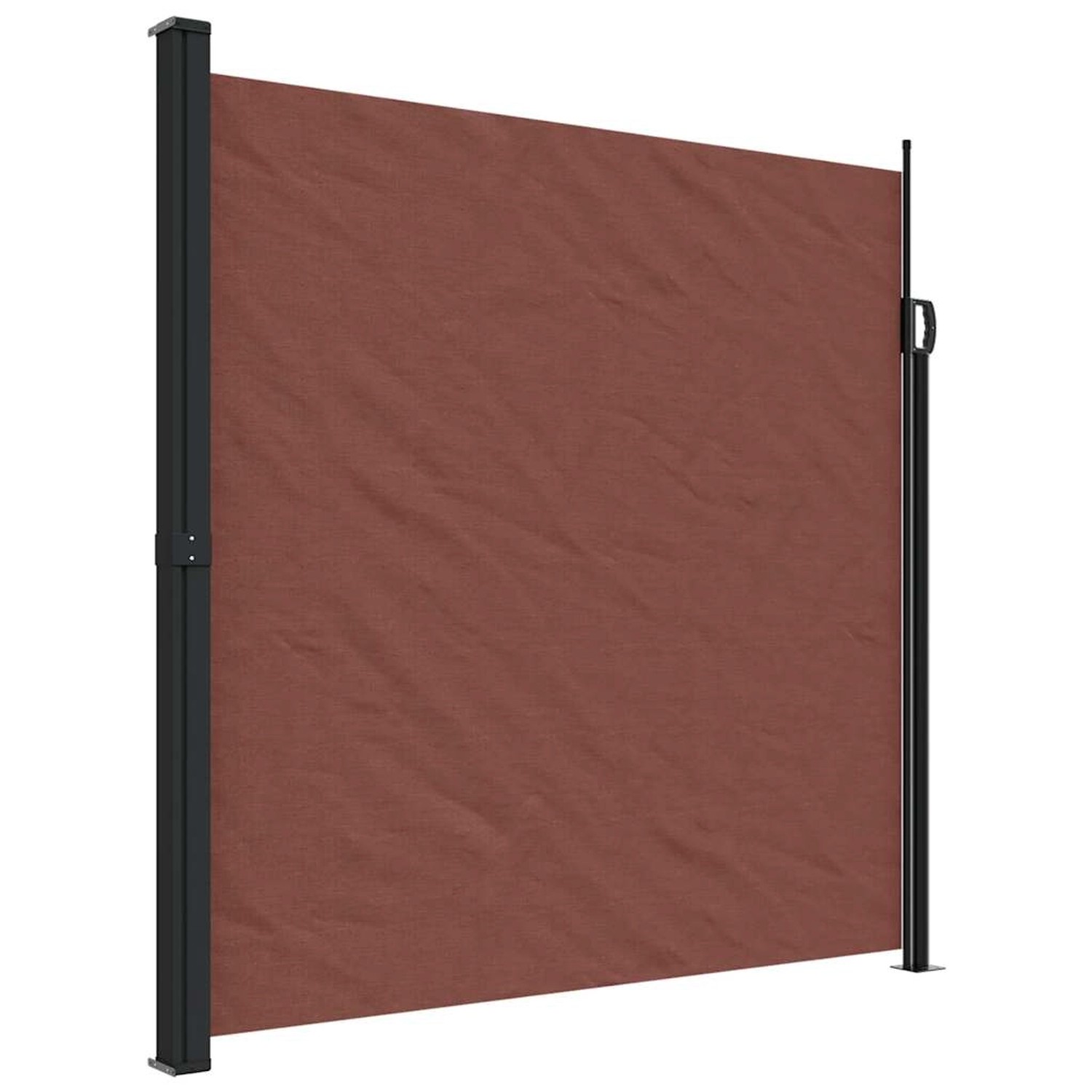 furnicato Seitenmarkise Ausziehbar Braun 200x500 cm günstig online kaufen