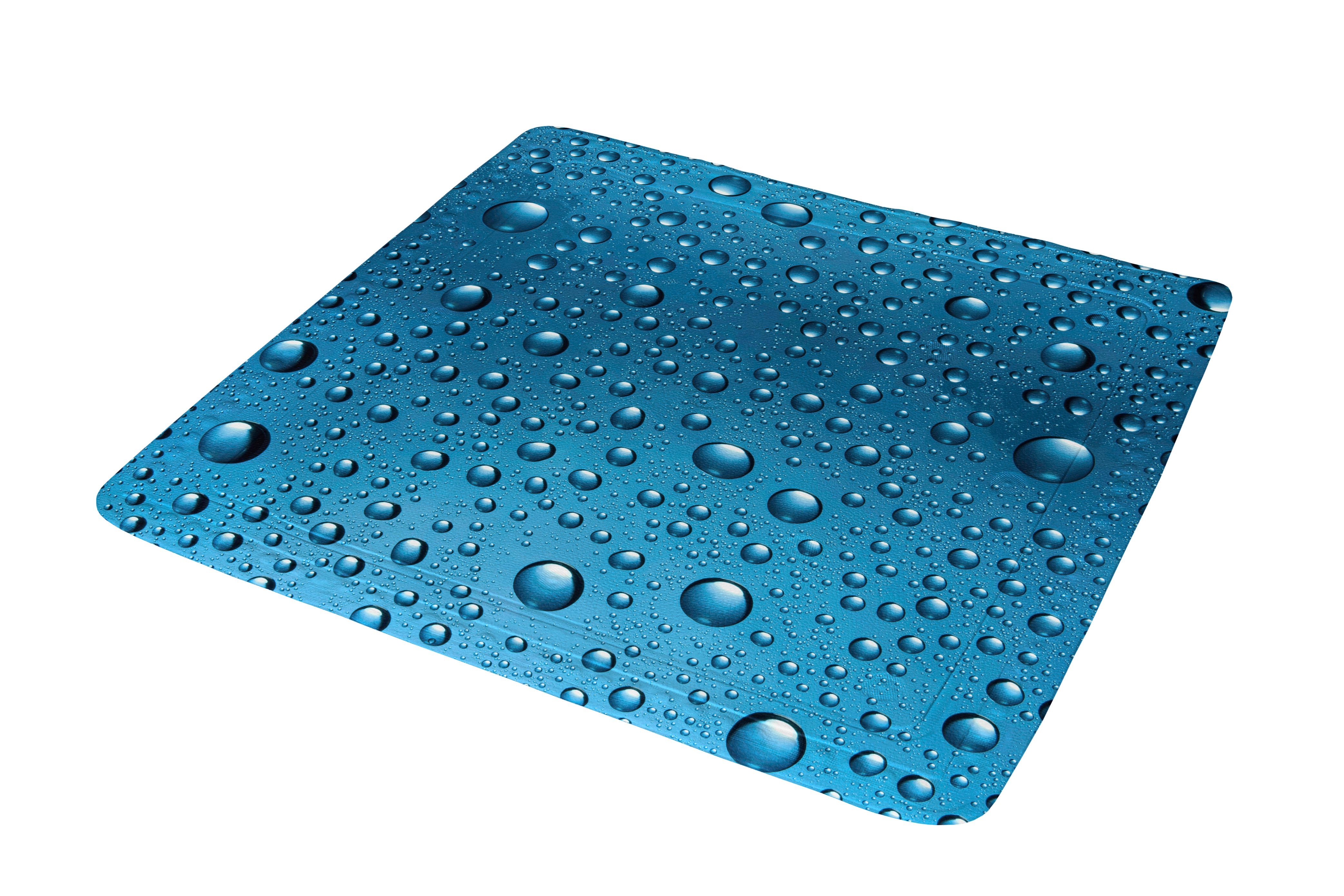 Kleine Wolke Duscheinlage BUBBLE Blau 55 x 55 cm kaufen bei OBI | Duschablagen