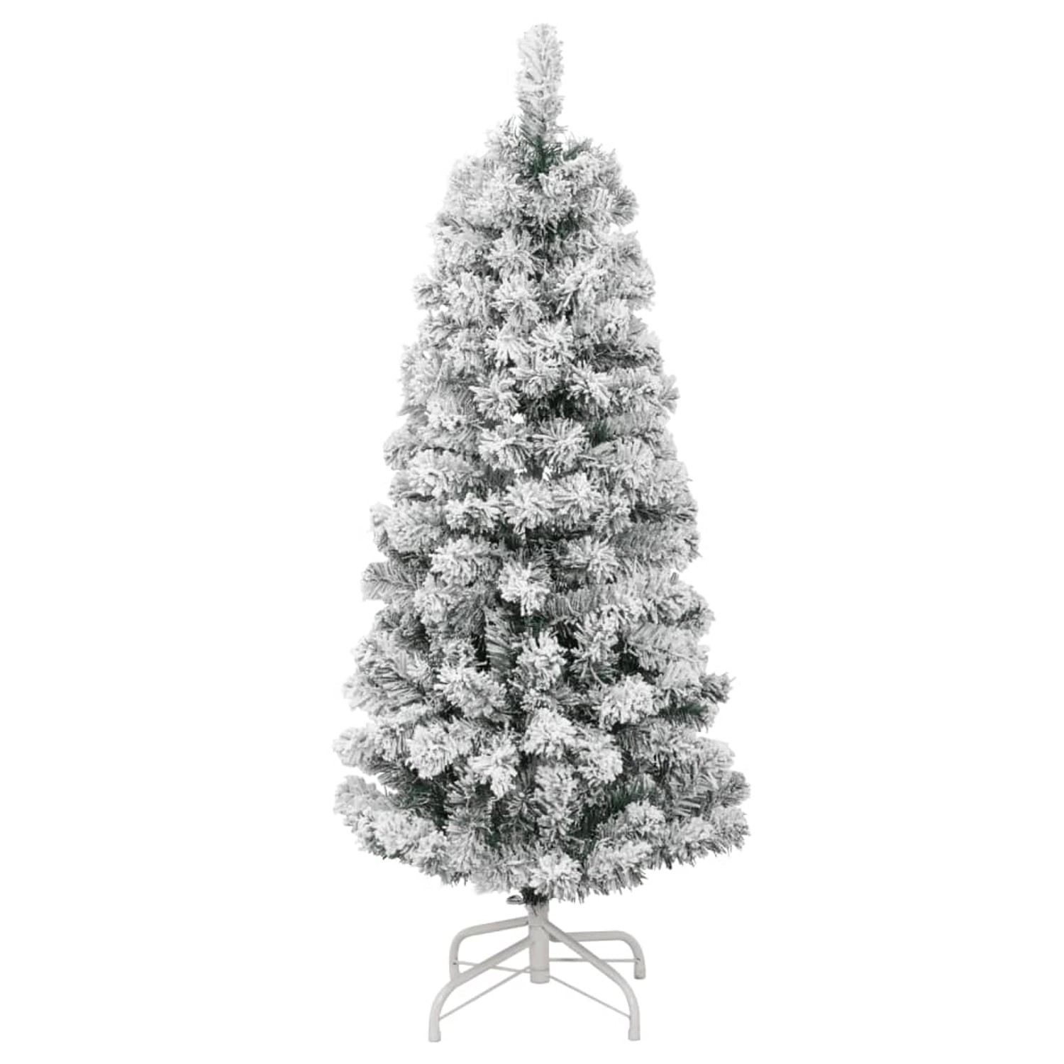 vidaXL Künstlicher Weihnachtsbaum Klappbar Beschneit 120 cm Modell 4