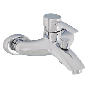 Chromfarbene baliv Wannenarmatur WA-5120 für die Wandmontage.