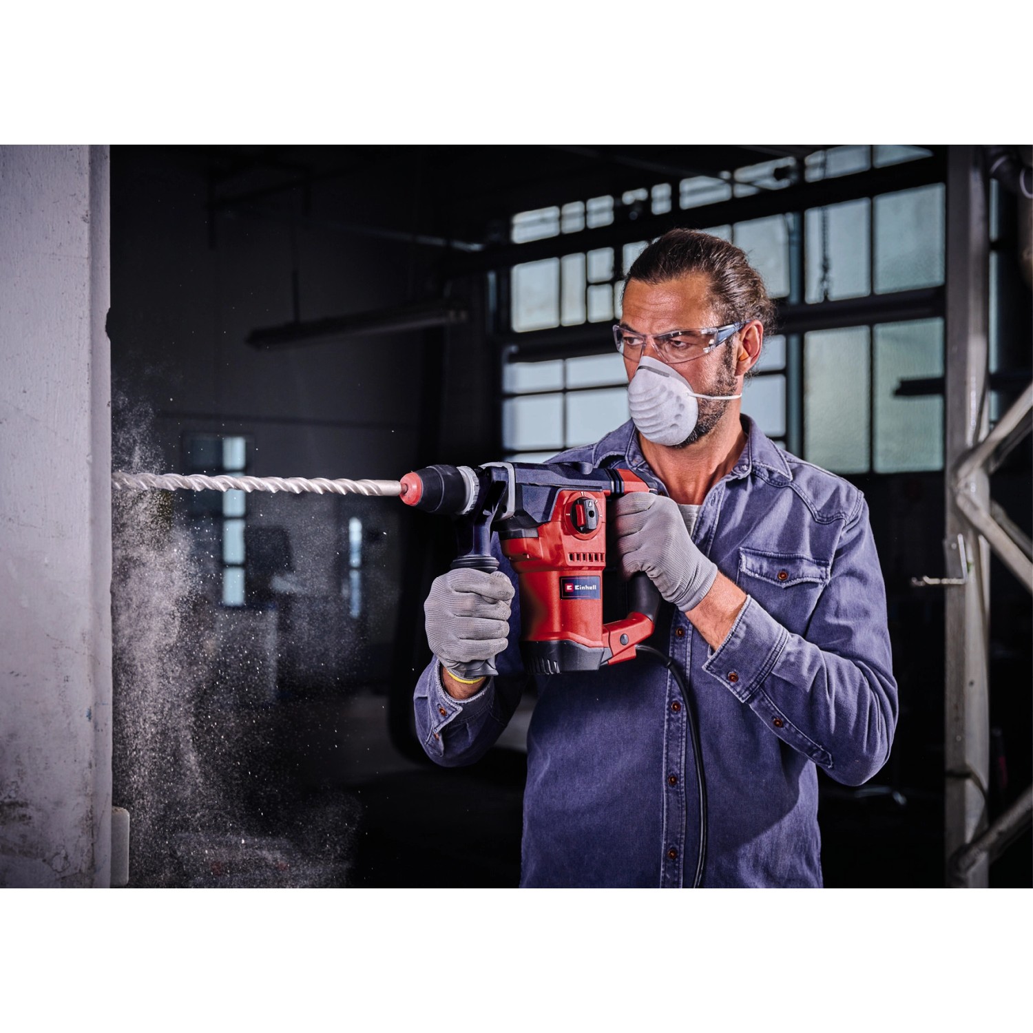 Einhell 1600 W Bohrhammer TERH 321600 4F inkl. Tiefenanschlag mit