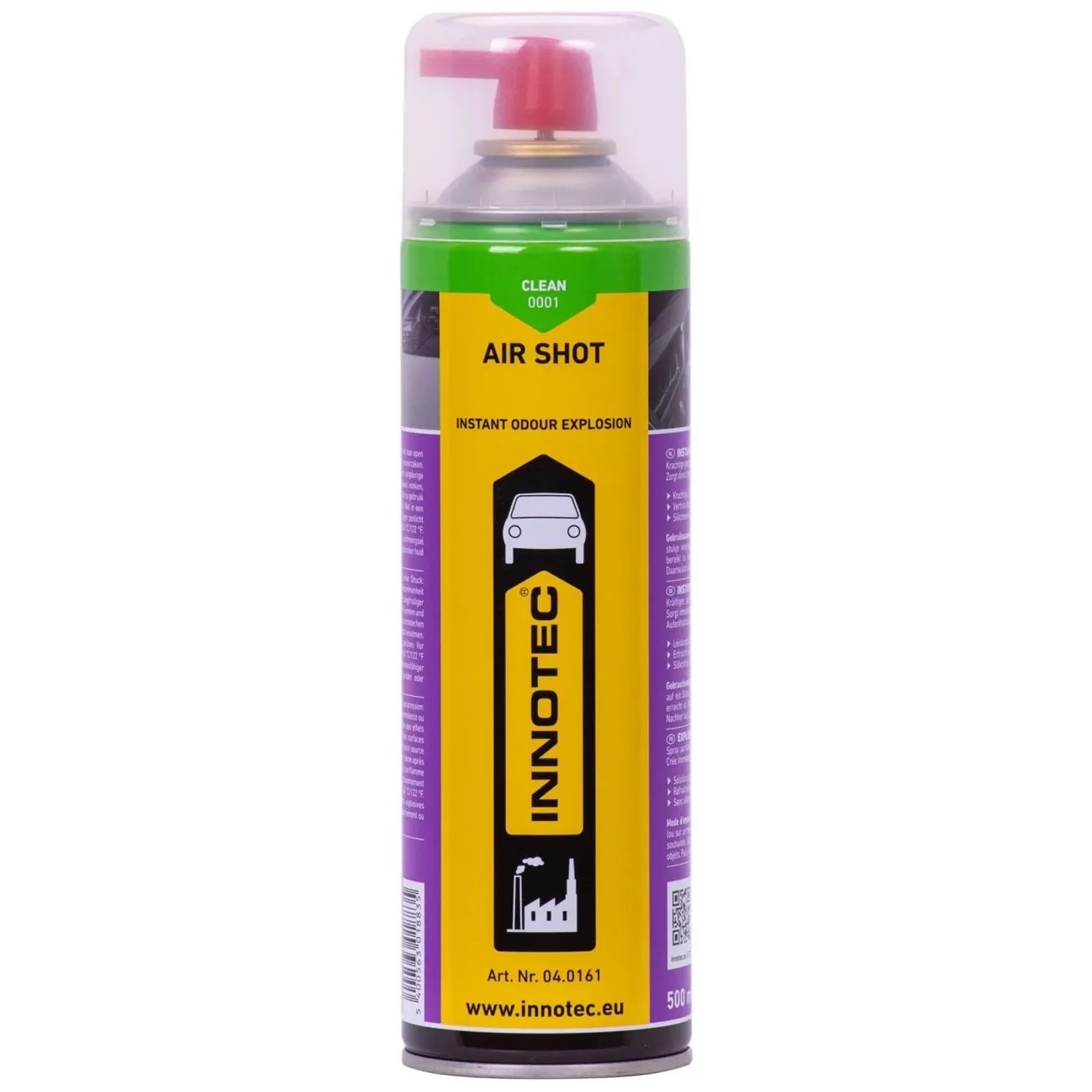 Innotec Air Shot Clean Duftspray 500 ml für Raum und Auto