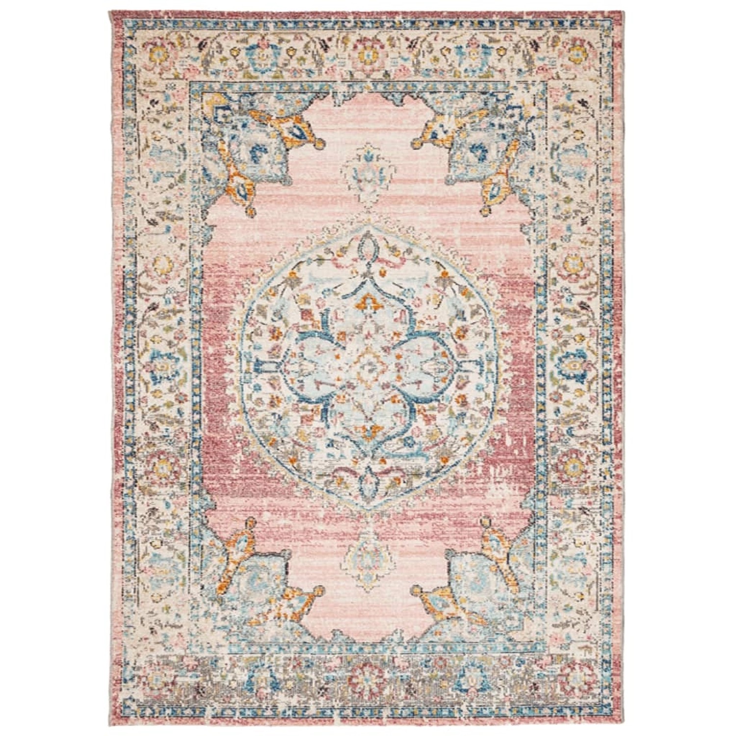 vidaXL Teppich Arbizu Indoor Und Outdoor Vintagedesign 240x340 Cm 1934903 günstig online kaufen
