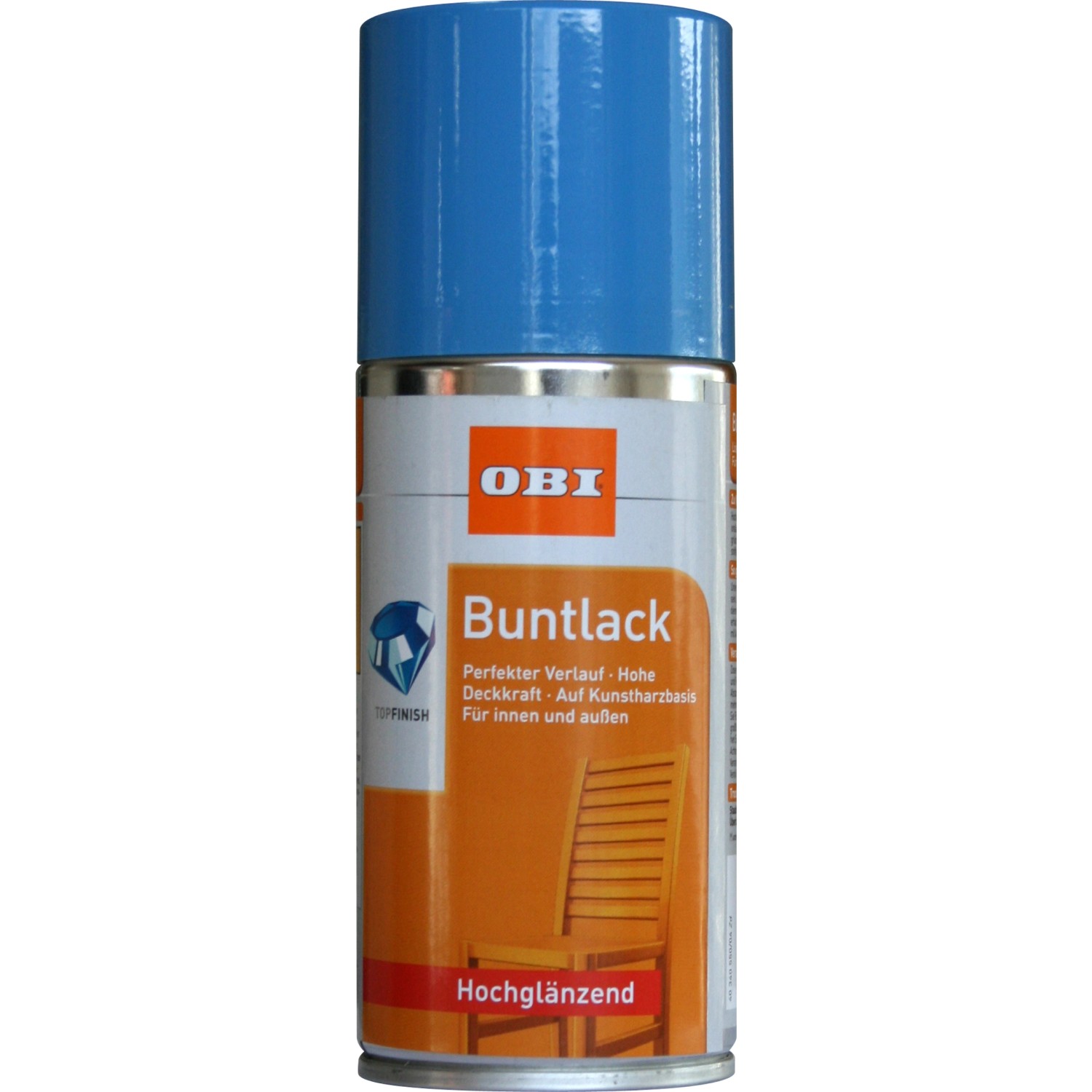 OBI Buntlack Spray RAL 5012 Lichtblau hochglänzend 150 ml