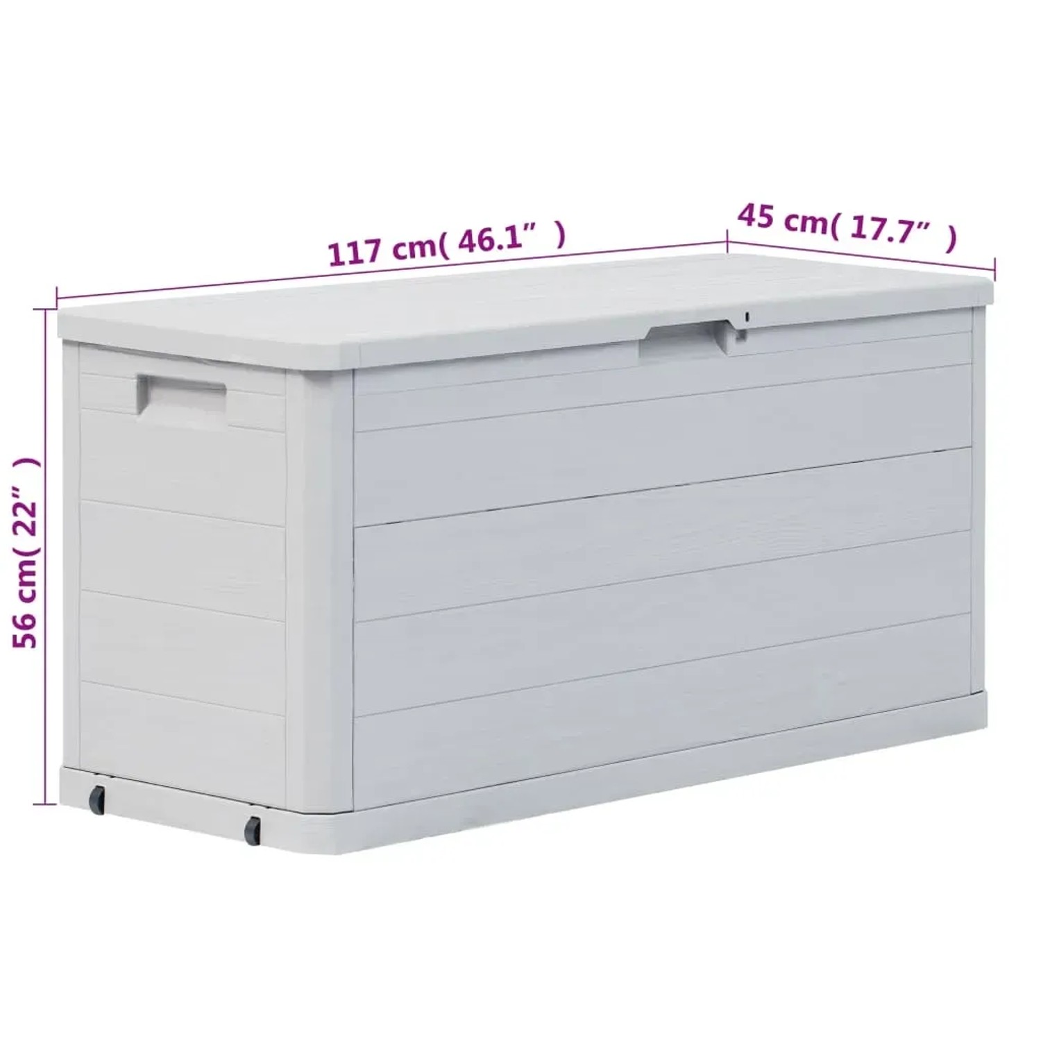 furnicato Gartenbox 280 L Hellgrau kaufen bei OBI