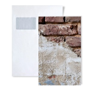 PROFHOME 1 MUSTERSTÜCK S-392351-GU DIN A4 MUSTER der Ziegelstein Tapete