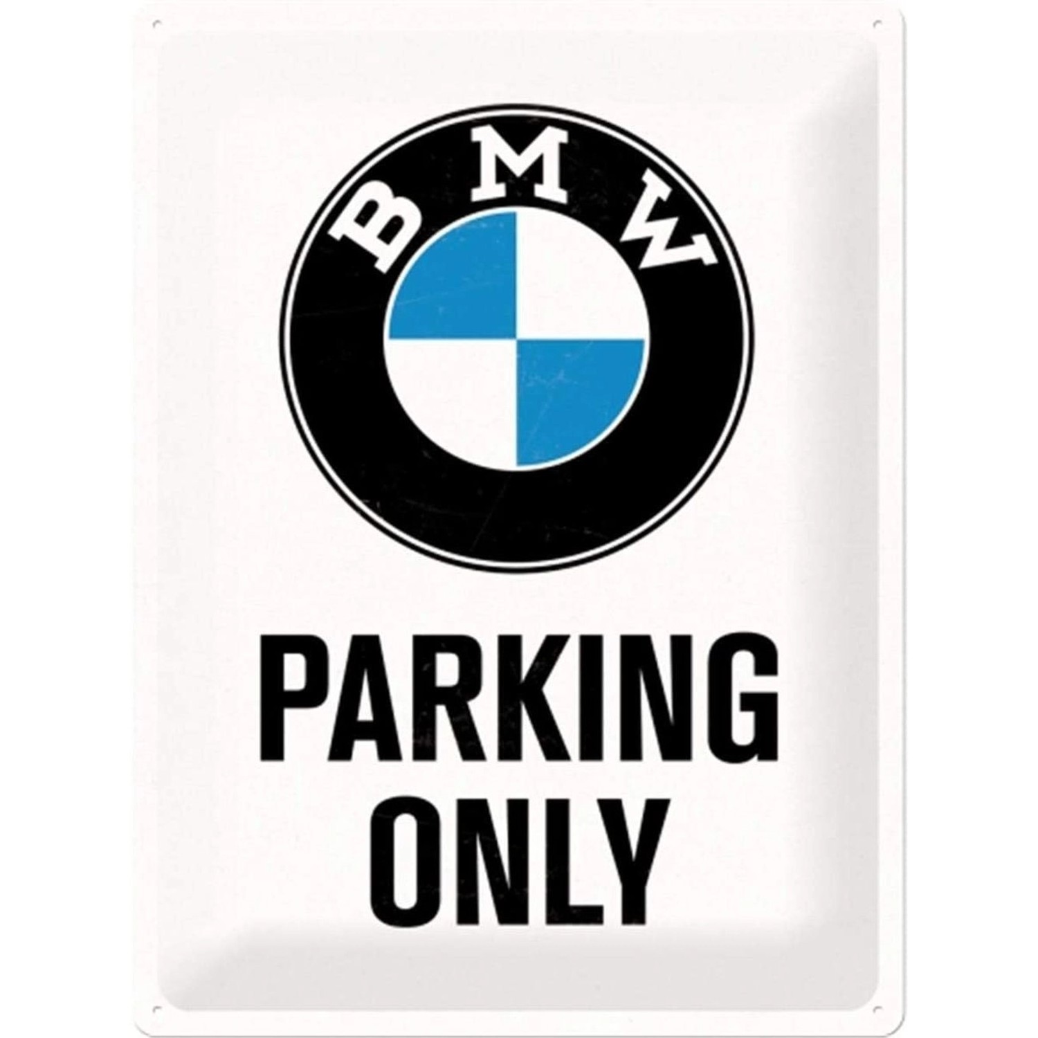 Nostalgic-Art Blechschild 30 x 40 cm - BMW - BMW Parking Only White günstig online kaufen