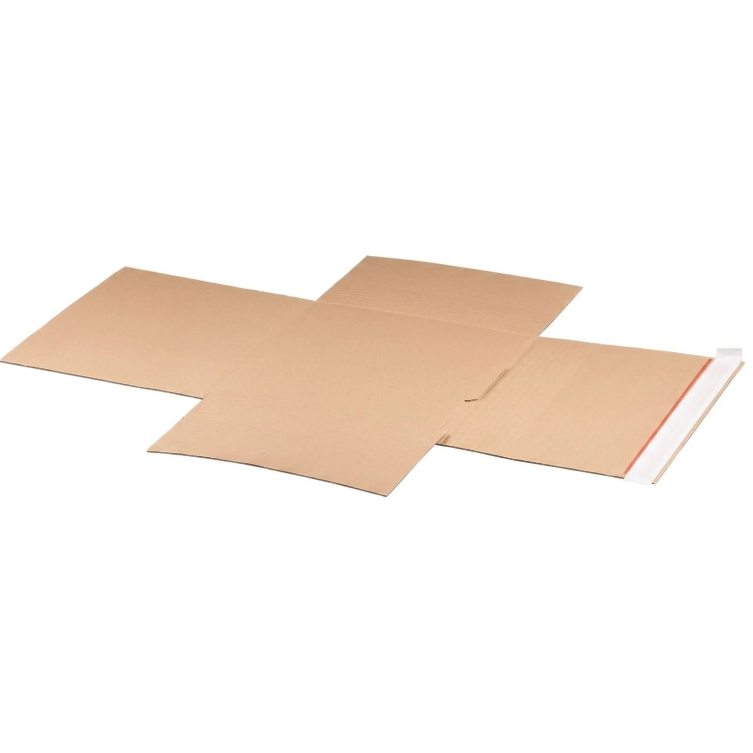 PROREGAL Mega Deal 80x Drehfix-Verpackung für Schallplatten LxBxH 330x330x75mm mit Selbstklebeverschluss & Aufreißfaden Braun Schallplattenverpackung