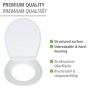 Wenko Premium WC-Sitz Grey Marble aus Duroplast mit Absenkautomatik_6