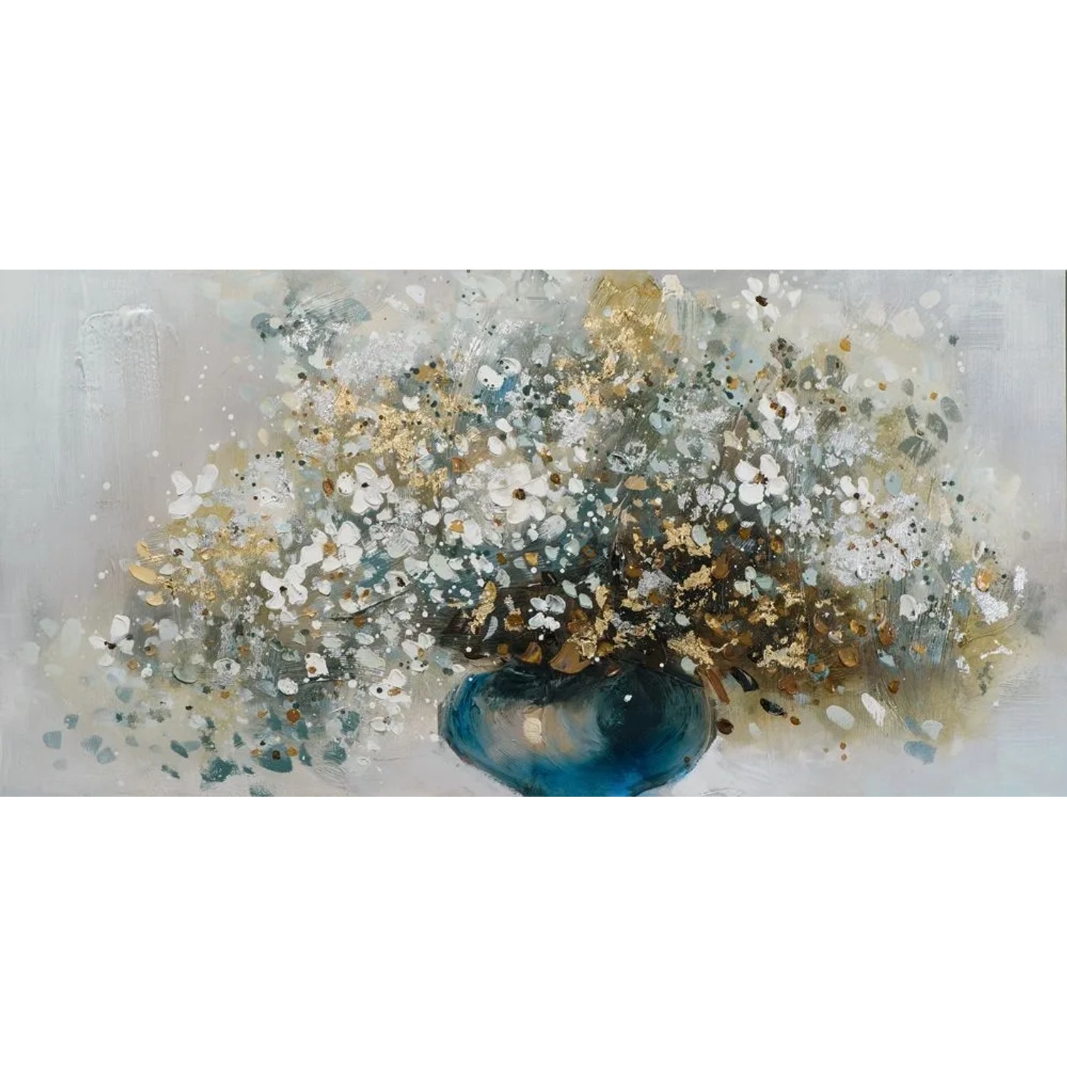 Art Universe Leinwandbild Strauß mit Wildblumen 70 x 140 cm