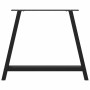 Schwarze vidaXL Esstischbeine in A-Form, 2er Set, aus Stahl (100x72-73 cm) für DIY-Tische.