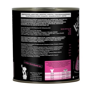 Lucky Jim Hunde-Nassfutter Mono Lamm, 800g Dose. Alleinfutter für Hunde mit Lamm.