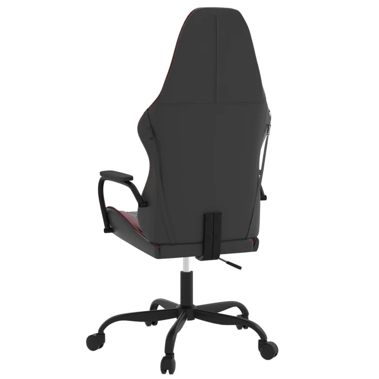vidaXL Gaming-Stuhl mit Massagefunktion Schwarz und Weinrot Kunstleder 345540_5