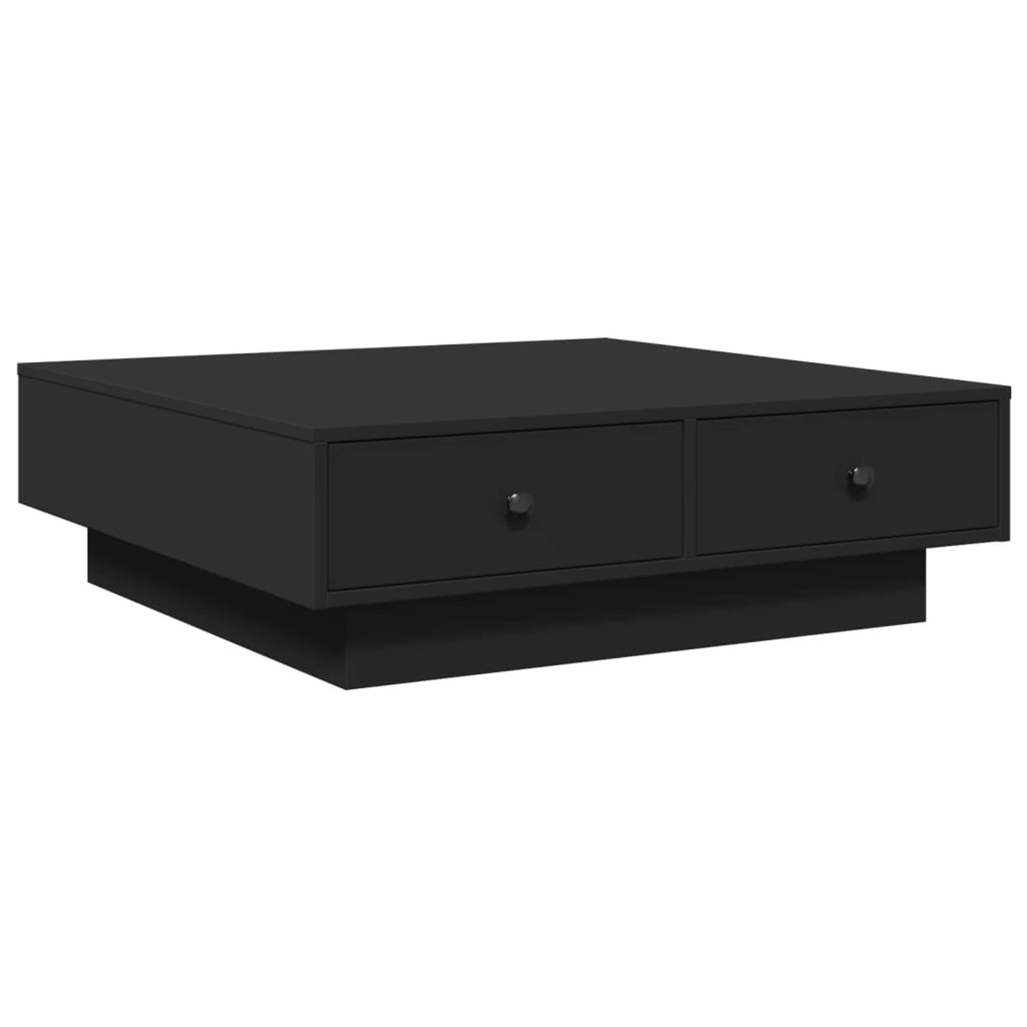 vidaXL Couchtisch Schwarz 90x90x28 cm Holzwerkstoff 848088 günstig online kaufen