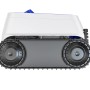 Gre Akku-Poolroboter ER230, weiß, mit Raupenantrieb für Aufstellpools bis 7x5m.