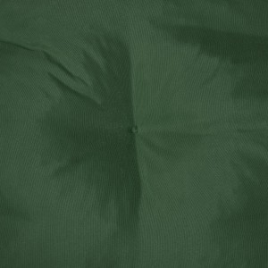 Dunkelgrüne Beautissu Hochlehner-Auflage Flair HL (120x50cm) für Gartenstühle.