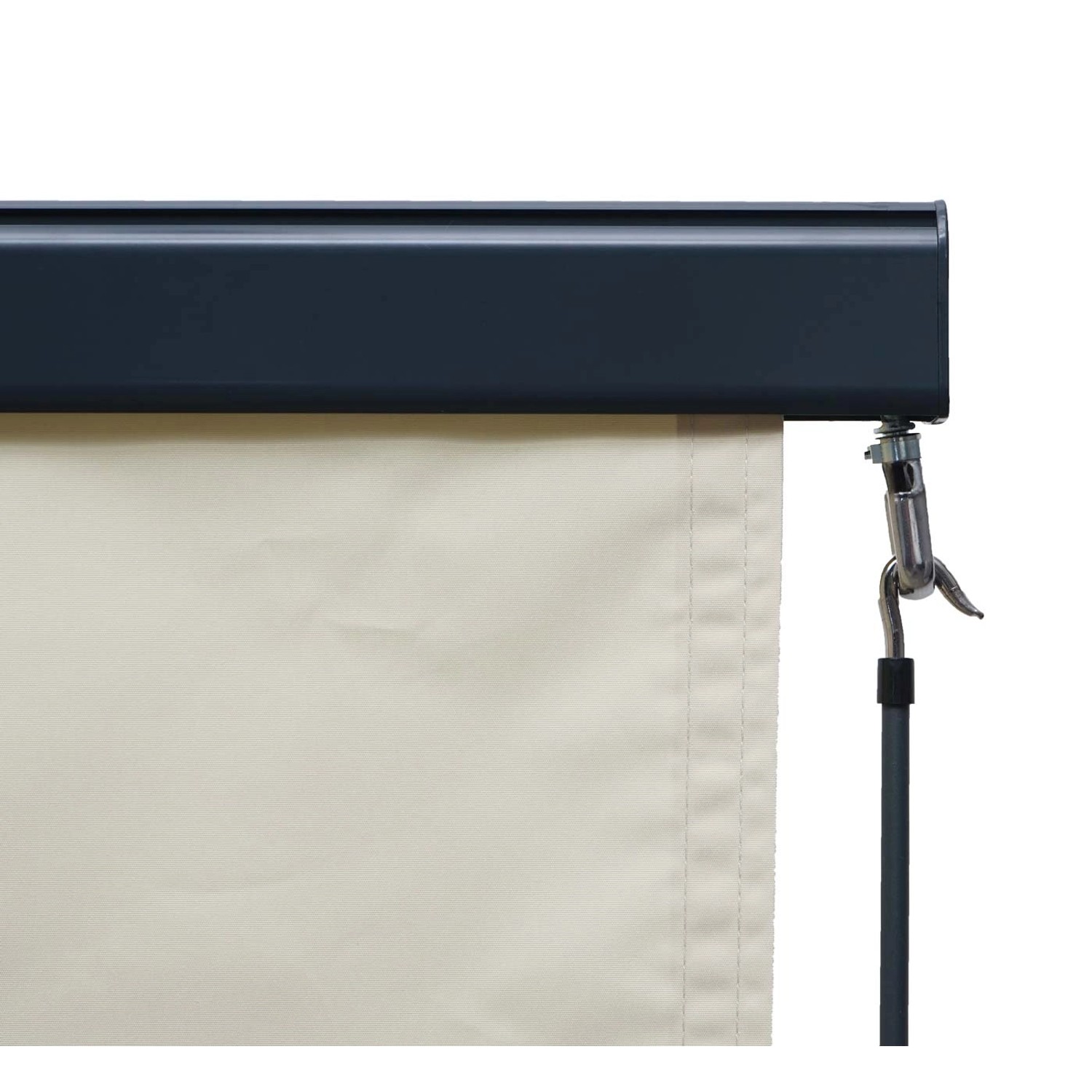 MCW Vertikalmarkise, 250x100cm, creme-beige, für Fenster & Balkon.