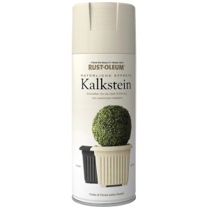 Rust-Oleum Natürliche-Effekte Sprühfarbe Kalkstein, 400ml Dose für Spezial-Sprays.