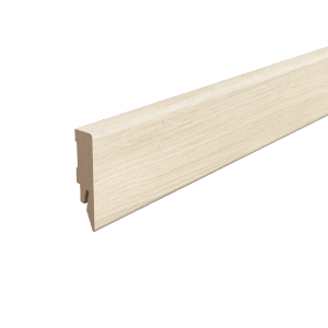 Egger Sockelleiste L728 Kubisch für Fußboden Pinot 6 cm Eiche Weiß