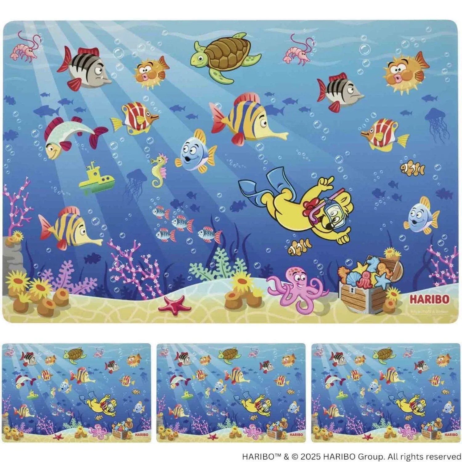 Ritzenhoff & Breker Haribo Seaworld Tischset 45 x 30 cm 4er Set