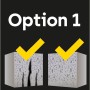 Celo Ankerstange für gerissenen und ungerissenen Beton, mit gelben Haken markiert. Ideal für Schwerlastmontagen.