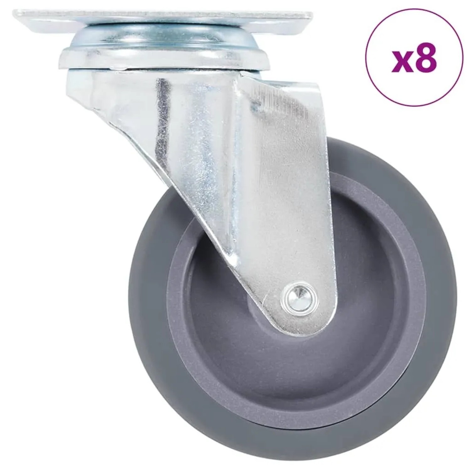 vidaXL 8 Stk Lenkrollen 75 mm 277831