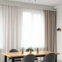 Trio Strahler Marley, 1-flammig, schwarz matt, Holzsockel. Deckenspot für Wohn- und Schlafzimmer.