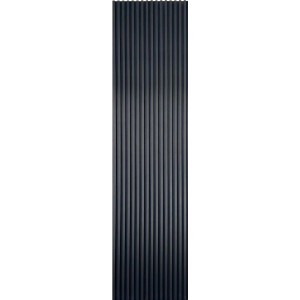 Dunkelbraune Colortree Akustikpaneele mit Maserung, 4er Set für Wand und Decke.