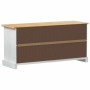 vidaXL Schuhschrank Corona Weiß 99 x 32 x 49 cm Massives Kiefernholz 42024952_6